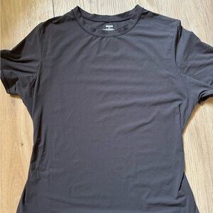 SKIMS Black Short Sleeve Tee